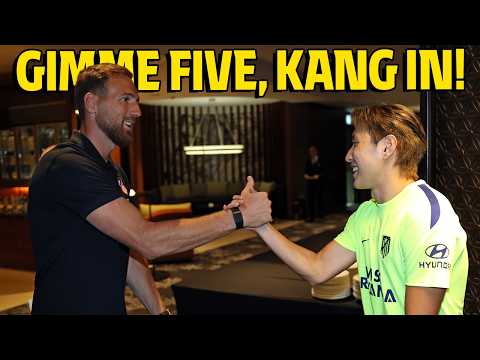 Atleti arrives in Seoul, where Kang In Lee joins squad!