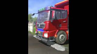 Spintires: MudRunner - Truck almost stuck on giant speed bump#mudrunner  #simulation #truck #shorts
