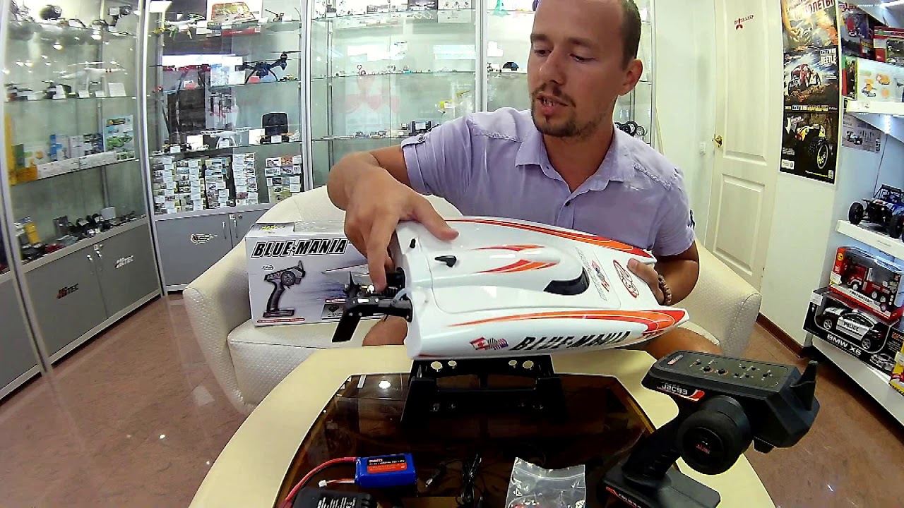 Радиоуправляемая модель катера Joysway Blue Mania