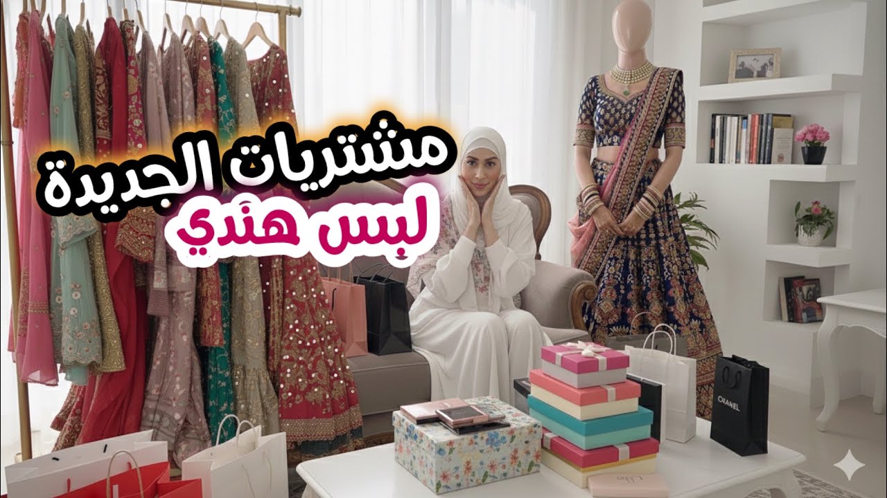 أخيراً أول واكبر مشتريات من اللباس الهندي  🇮🇳🇲🇦