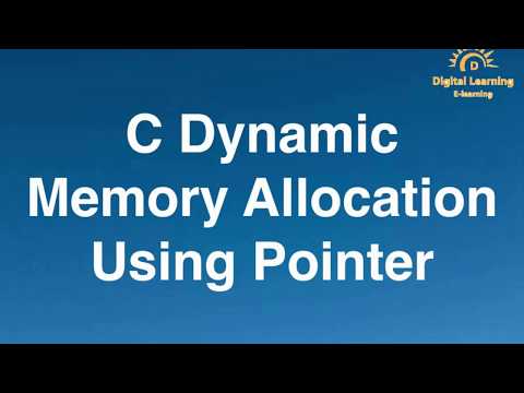 44 C Dynamic Memory Allocation Using Pointer | Online Training Download app from below link