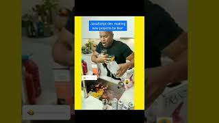 Javascript Developer be like #javascript #react #coding #memes #developer #nodejs