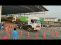 Saudi Arabia Heavy Vehicle Driving Test | Step-by-Step Follow 💯 #saudijobs #jobs