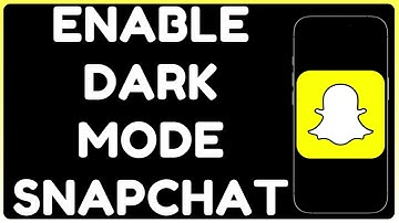 How to Enable Dark Mode on Snapchat | Turn On Snapchat Dark Theme (Android & iPhone)