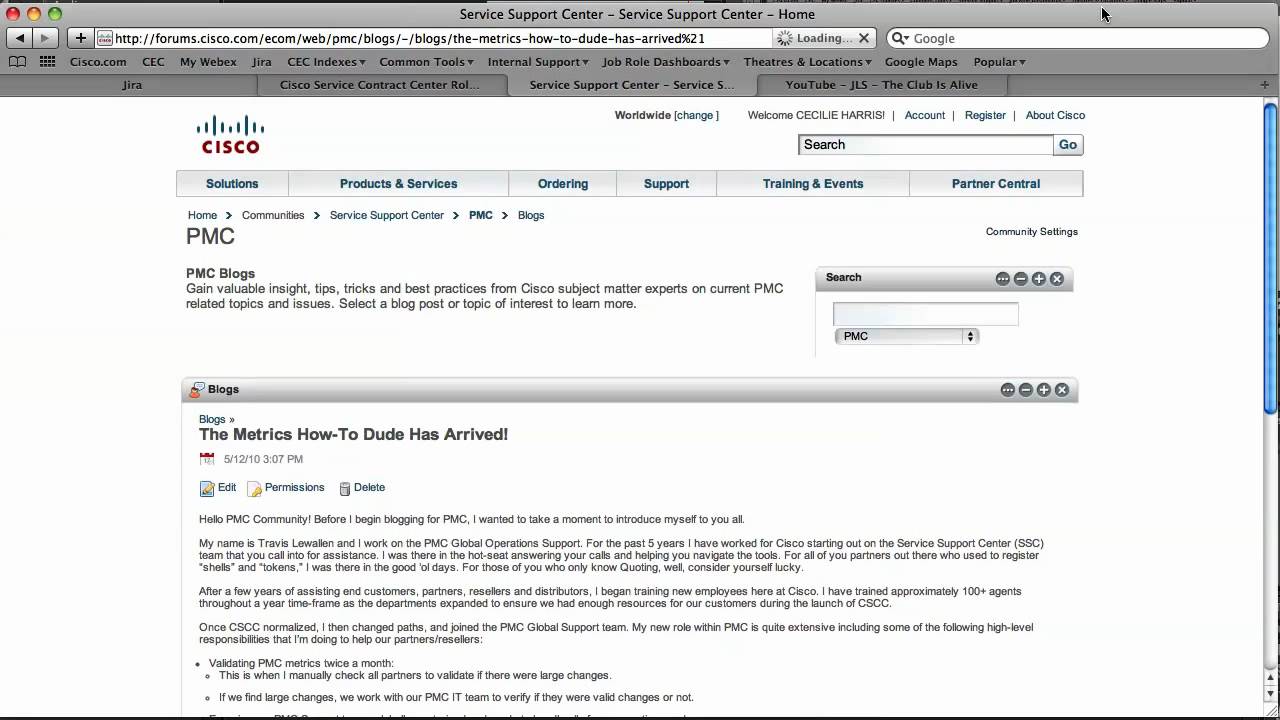 Cisco Service Support Community - Blogs