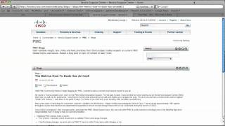 Cisco Service Support Community - Blogs