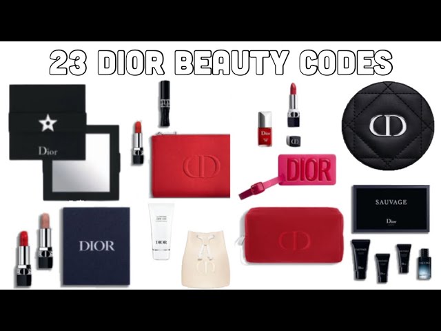 10 Dior Beauty Promo Gift Codes - Makeup Pouches, Compact Mirror, Dior  Backstage, Mascara, Maximizer 