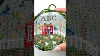 Fancy Finishes Sampler Ornament online class - starting soon - learn how to make the fun edging