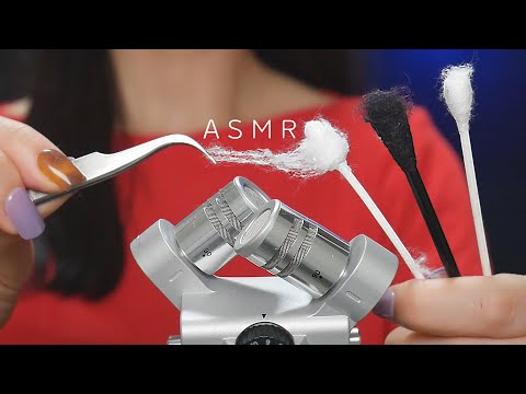 ASMR Ripping off the Cotton Swab & Pad (No Talking) 면봉뜯는소리
