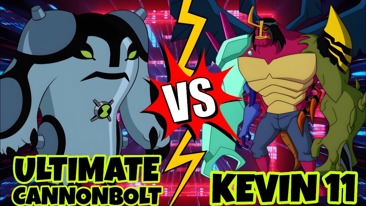 Ultimate Cannonbolt vs Kevin 11 (Ben 10 xenodrome) Ben10 Classic