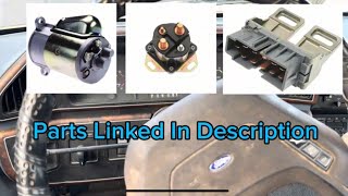 How To Fix No Start/No Crank Issue 1987-1991 Ford F150 (Starter Solenoid Replacement)