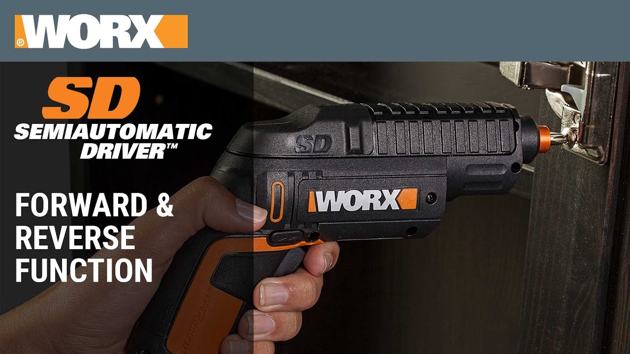 WORX SD SemiAutomatic Driver - Forward & Reverse Function Close Up