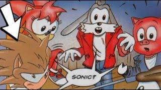 Freedom Fighters Shocked Sonic is BROWN Again!