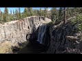 Rainbow Waterfall in mammoth lakes California.
