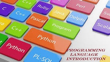 Programming language introduction.