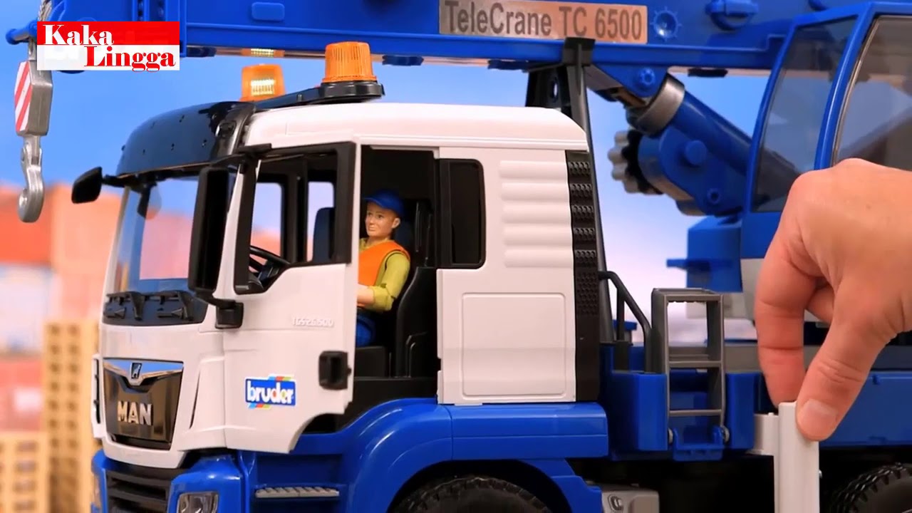  Mainan  Mobil  Mobilan  truck crane Mainan  anak laki laki 
