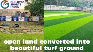 Making of football turf ground / multi-sport turf ground / cricket ground / Cozmic turf