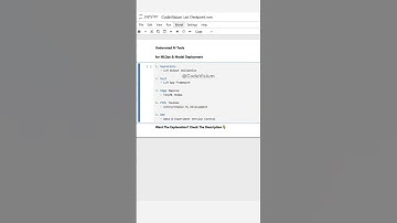 Underrated AI Tools for MLOps & Model Deployment | #MLOps #ModelDeployment #AITools