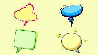 Empty Comic Bubbles | Motion Graphics - Envato elements Net Worth