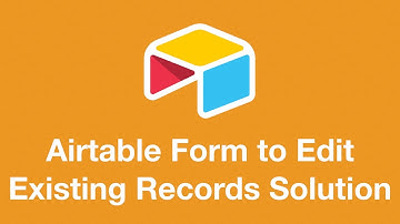 How to Share a Webpage to Edit a Single Airtable Record