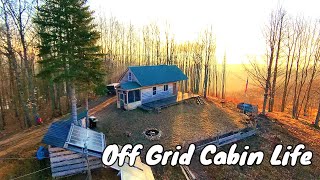 Back To Business At The Off Grid Cabin