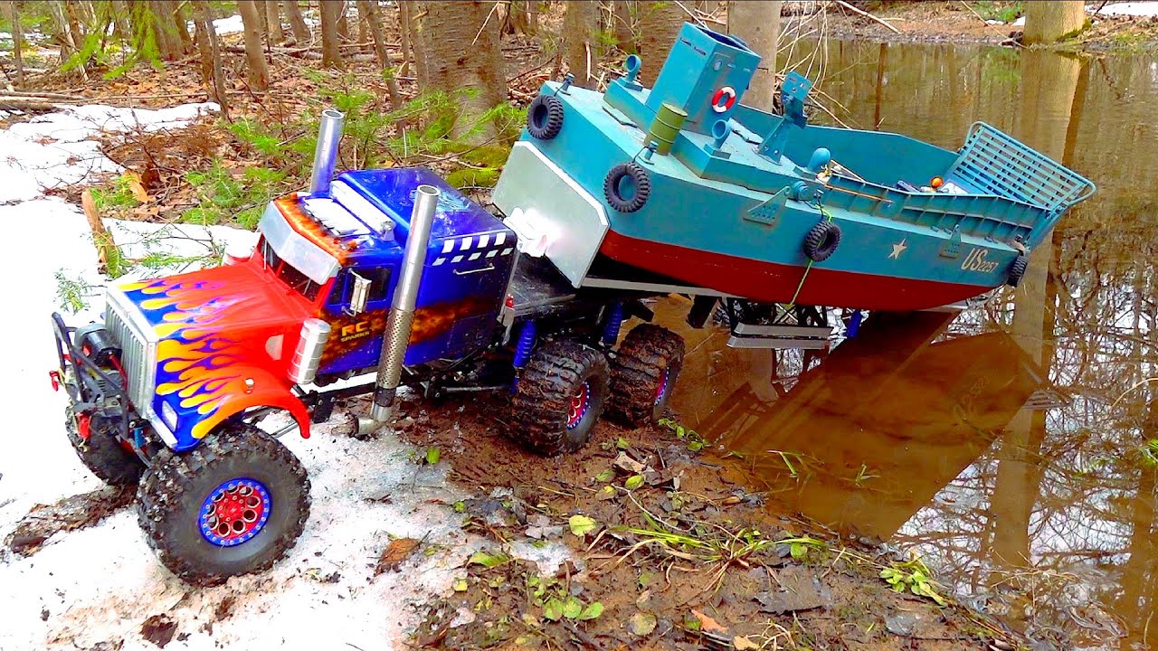 Overkill Rc OPTiMUS OVERKiLL Launches a Warship | RC ADVENTURES - YouTube