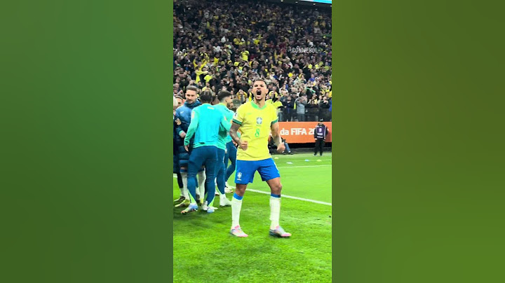 O GOL DE VINI JR. DE DENTRO DO CAMPO 🇧🇷⚽️#ELIMINATORIASSUDAMERICANAS