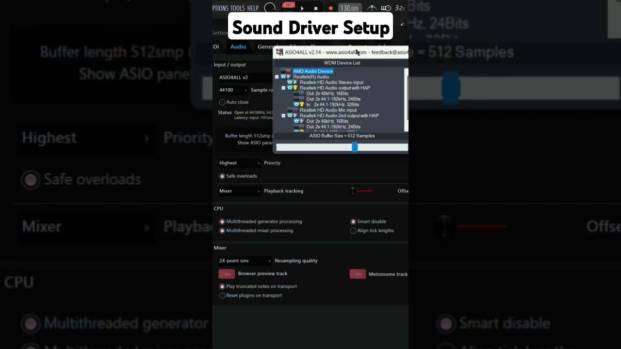 How to setup Audio driver in fl studio without audio interface 🙀      