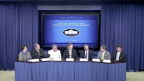 White House Champions of Change – Sustainable and Climate-Smart Agriculture