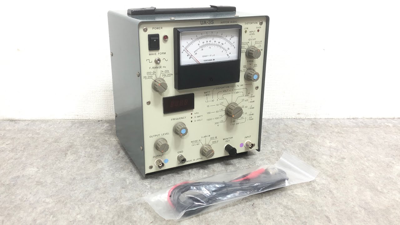 オーディオ総合測定器　UA-1S(日本オーディオ) TEST – 株式会社日本オーディオ
