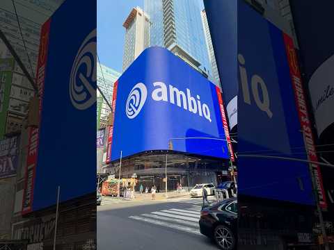 Ambiq IPO in NYC Times Square #Shorts