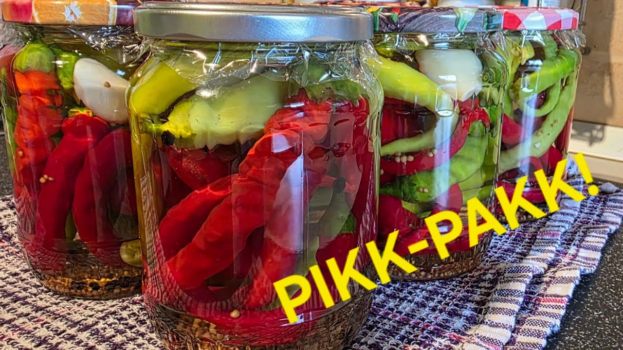 Ecetes csípős télre - savanyú csípőspaprika