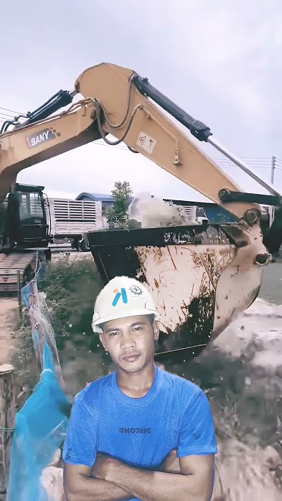 amazing the size of the Excavator bucket is very large #excavator #shorts #feedshorts #construction