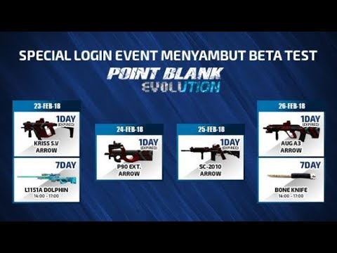 Special Login Event PB Evolution Beta Test