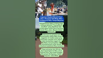 Thumbnail of Lagunya dipakai bocah Pacu Jalur penyanyi Melly Mike Terbang Ke Riau #trending #viral #video #shorts