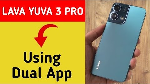 Lava Yuva 3 Pro me dual App kaise banaye, how to set app lock in Lava Yuva 3 Pro