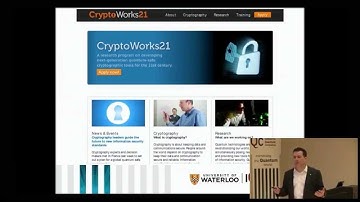 Michele Mosca - Cybersecurity in a quantum world:  will we be ready? March 10, 2015