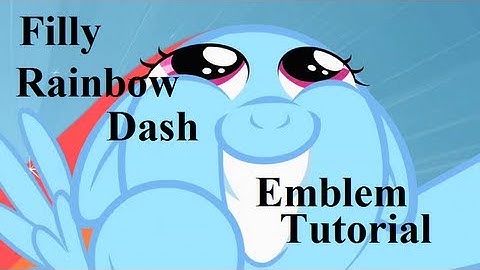 Call of Duty: Black Ops 2- Filly Rainbow Dash Emblem Tutorial