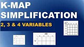 Introduction to KMAP Simplification | 2, 3 and 4 Variable KMAP | KMAP to Simplify Boolean Functions