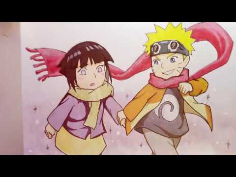 Artista faz uma pintura super realista da Hinata de Naruto