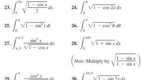 Exercise 8.3 question 21-40 Thomas calculus 14 edition