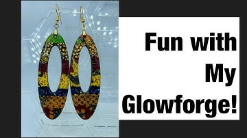 #shortsCutting Earrings on Glowforge Laser #shorts