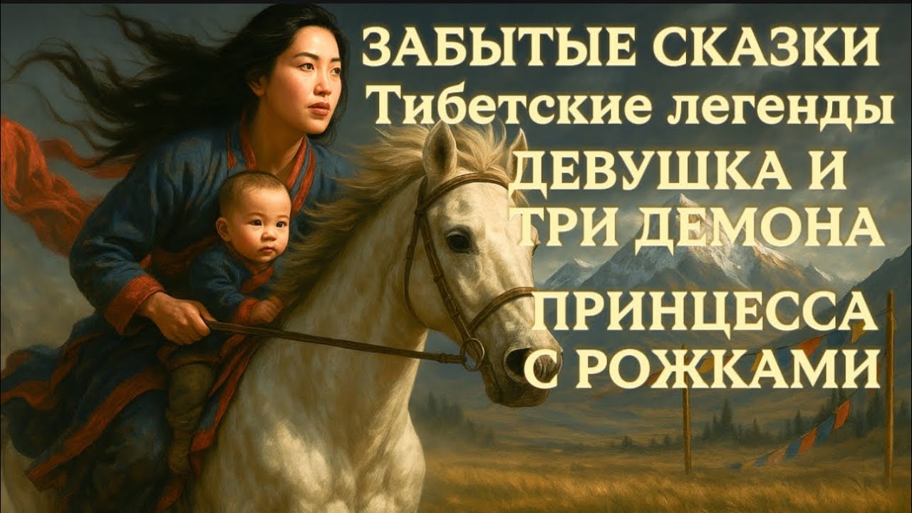 🎙️ДЕВУШКА и ТРИ ДЕМОНА ⚔️ ПРИНЦЕССА С РОЖКАМИ 🦌 ЗАБЫТЫЕ ТИБЕТСКИЕ СКАЗКИ 
