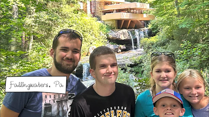 Walking tour of Fallingwater house, Frank Lloyd Wright, Pennsylvania #fallingwater #tour