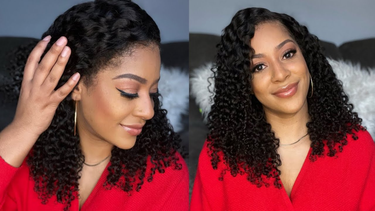 ILikeHair Ventilated Lace Curly Wig With Kinky Edges Realistic Edges