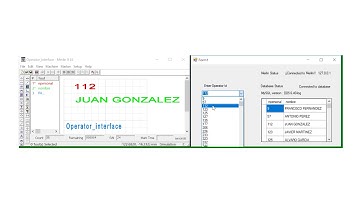 Operator Interface with TELESIS Merlin and MySQL on TCP/IP