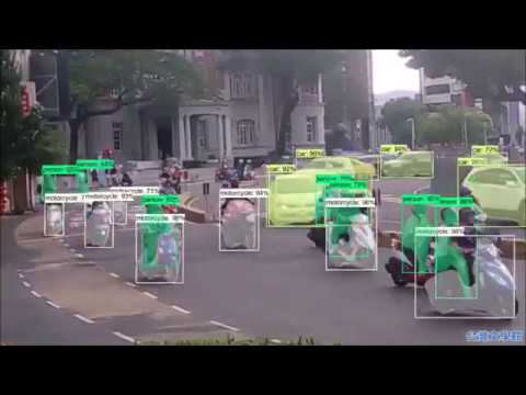 Tensorflow Object detection  using model : Mask_RCNN