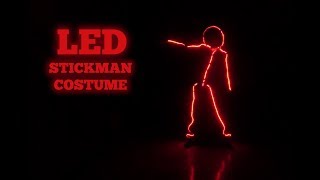 LED STICKMAN COSTUME!! by Fabiano Cruz 163,394 views 4 years ago 2 minutes, 44 seconds