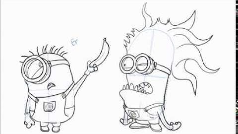 How to Draw Stuart the Minion and Evil Minion