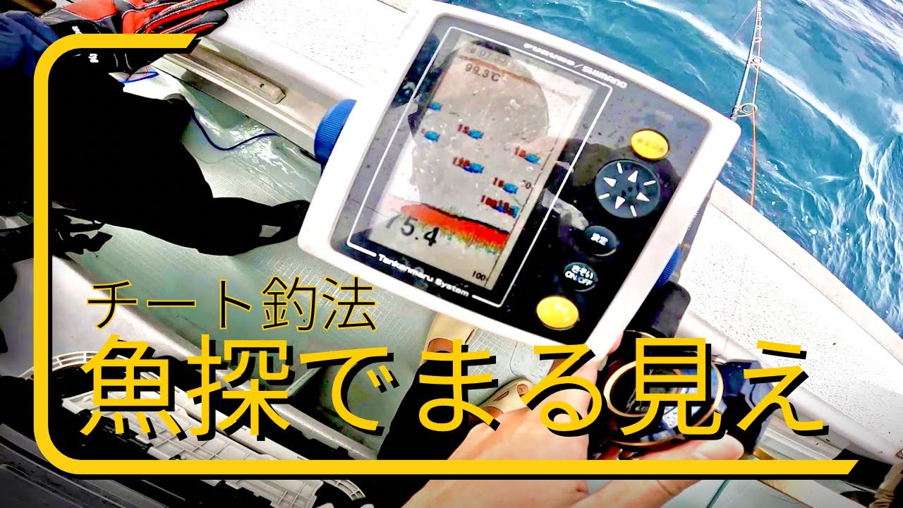 魚探を見ながら真鯛釣りしたら、まさかのあの魚が釣れた！#タイラバ